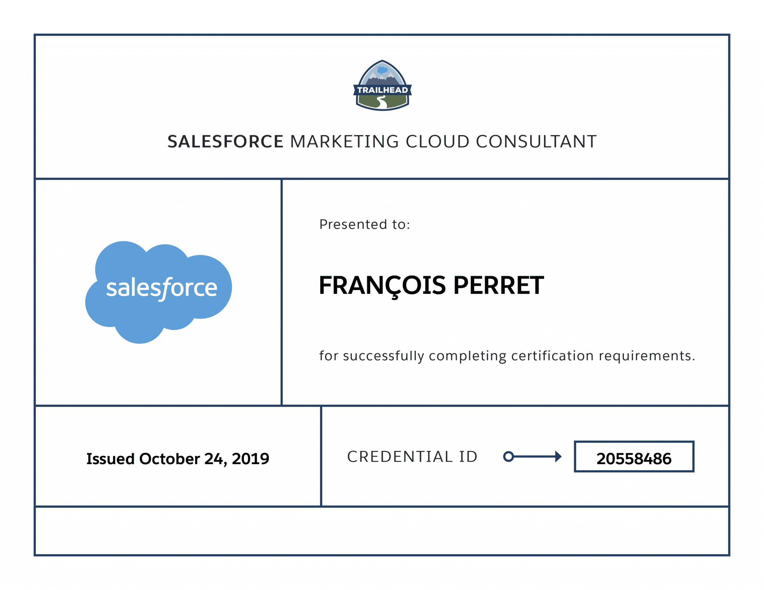 François Perret - Consultant certifié Salesforce Marketing Cloud
