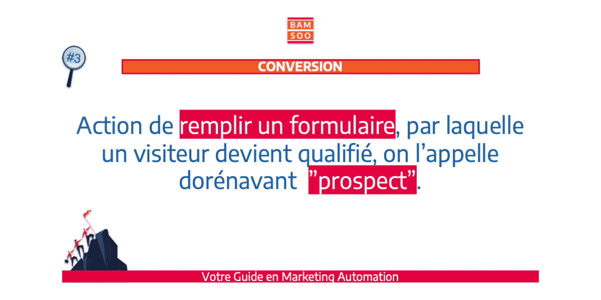 B.A.-BA du marketing automation, le jargon expliqué - Conversion