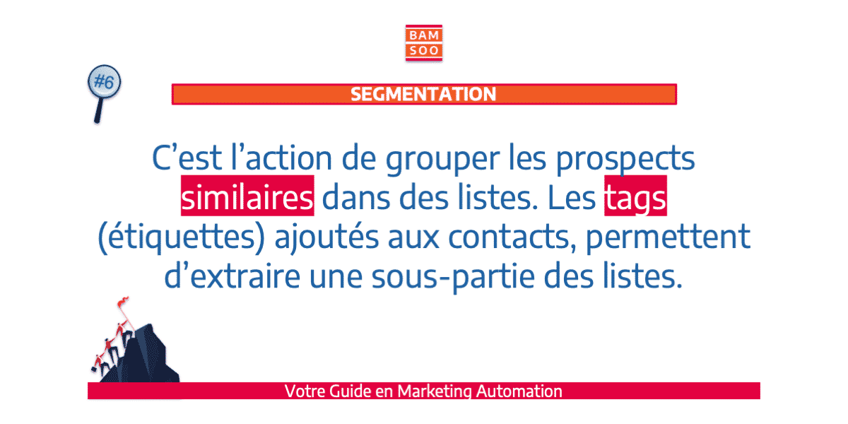 B.A.-BA du marketing automation, le jargon expliqué - Segmentation