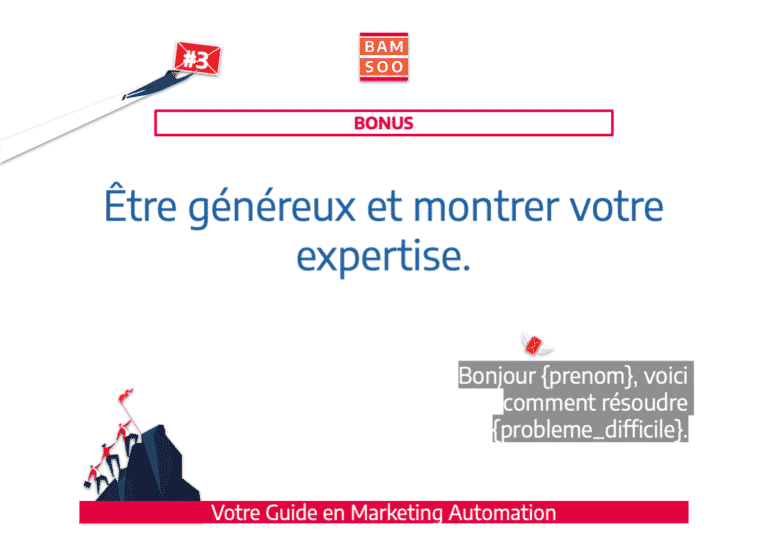 Marketing Automation : Bases simplifiées d'un onboarding B2B efficace - Soyez généreux