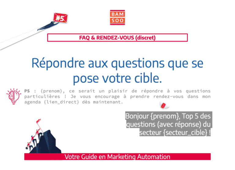 Marketing Automation : Bases simplifiées d'un onboarding B2B efficace - Donnez des réponses aux FAQs