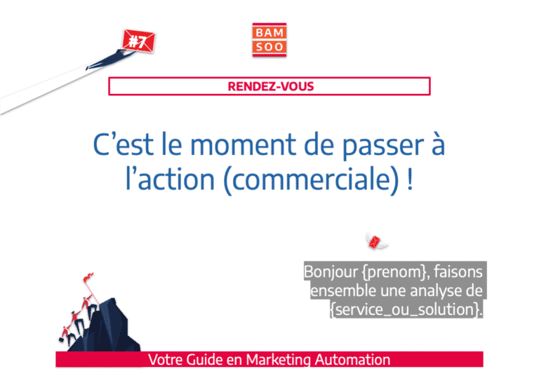 Marketing Automation : Bases simplifiées d'un onboarding B2B efficace - Action commerciale