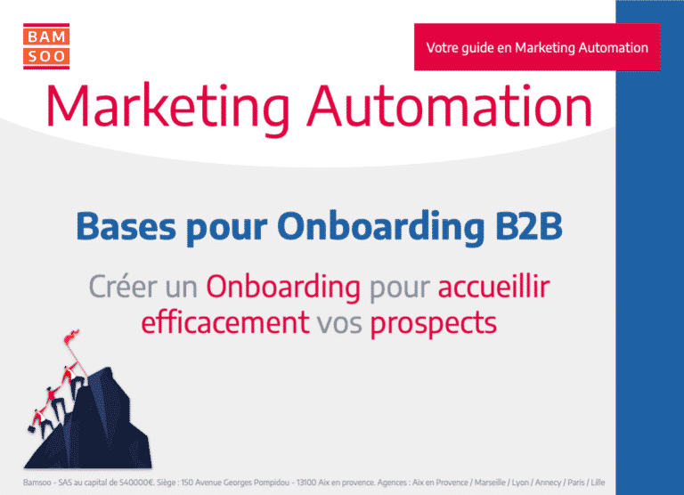 Marketing Automation : Bases expliquées d'un onboarding B2B efficace -