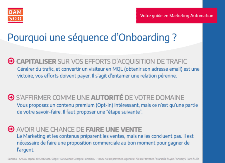 Marketing Automation : Bases expliquées d'un onboarding B2B efficace - Pourquoi mettre en place un onboading ?